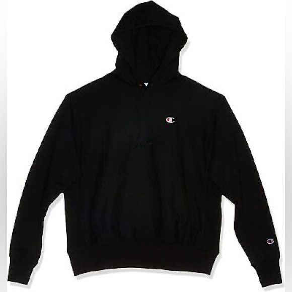 Black Champion Hoodie Boys Small - Picture 3 of 5